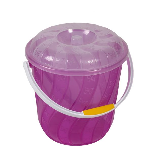 Spiral bucket 18L with lid Br.1.38